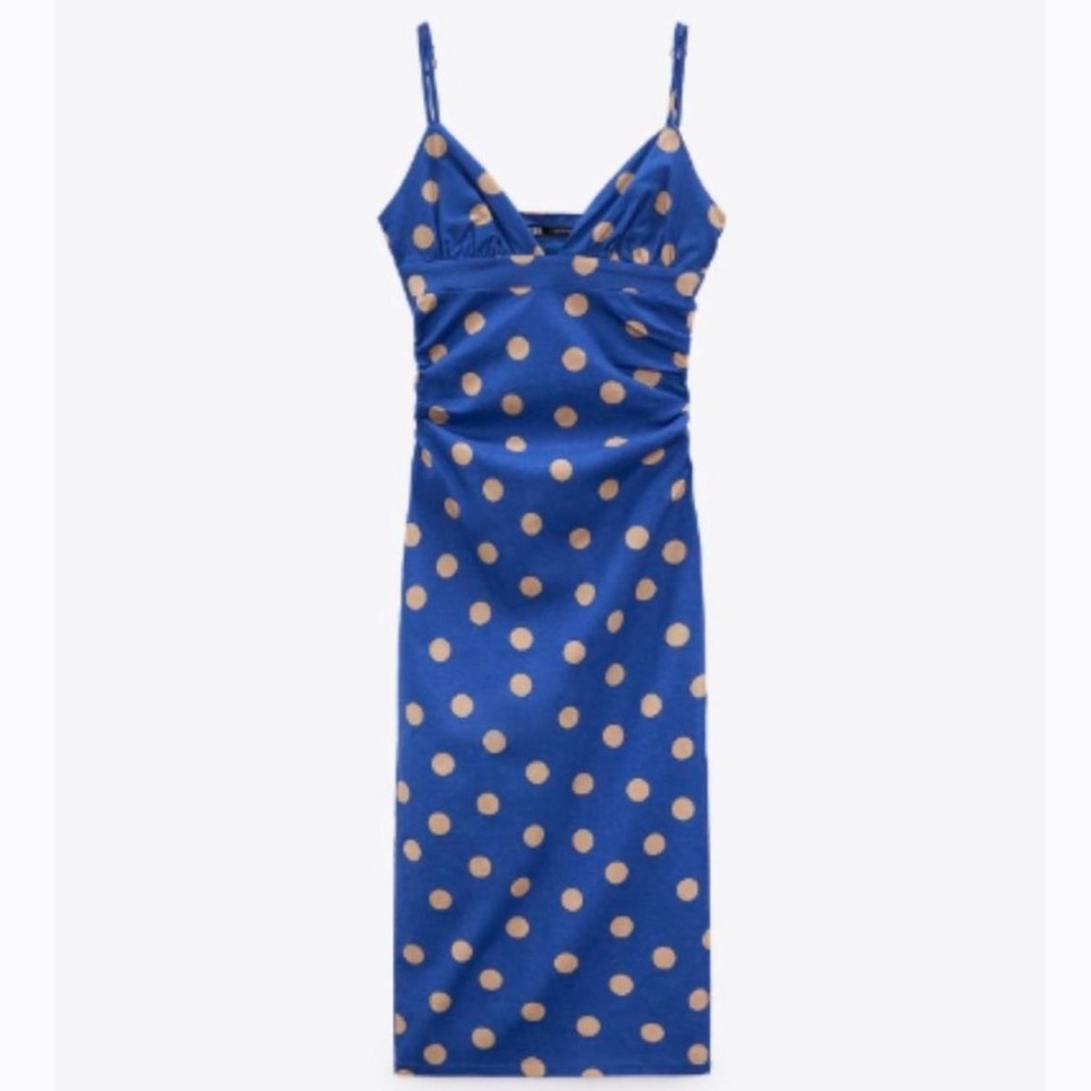 Blue Polka Dot Dress